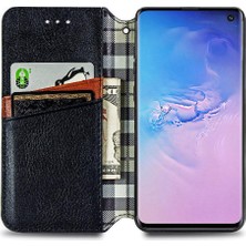 Gx Shop Samsung Galaxy S10E Moda Tasarımı Zarif Iş Cüzdan Için Kılıf (Yurt Dışından)