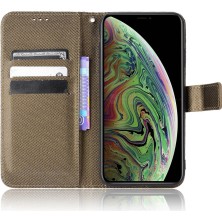 Gx Shop IPhone Xs Max Kapak Kickstand Manyetik Cüzdan Kart Tutucu (Yurt Dışından)