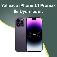 Paladyum Case iPhone 14 Promax Uyumlu Zigzaglı Dalgalı Hologram Puf Kılıf