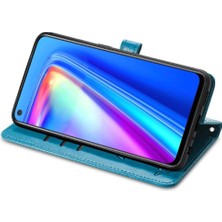 Gx Shop Oppo Realme 7 Pro Darbeye Karikatür Hayvanlar Deri Kılıf Için Kılıf Kısa (Yurt Dışından)