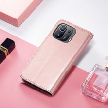 Gx Shop Xiaomi 11 Için Kılıf Pro Kapak Kapak Kısa Kayış Zarif Iş Deri (Yurt Dışından)