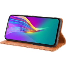 Gx Shop Infinix Akıllı 4 Pu Deri Cüzdan Manyetik Kapatma Için Kılıf (Yurt Dışından)