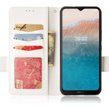 Gx Shop Nokia C21 Artı Kart Yuvaları Tutucu Cüzdan Pu Deri Manyetik Yan (Yurt Dışından)