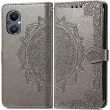 Gx Shop Oneplus Nord N20 5g Için Kılıf Zarif Desen Deri Kılıf Darbeye (Yurt Dışından)