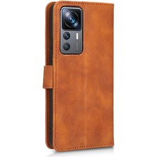 Gx Shop Xiaomi 12T Pro Için Kılıf Tam Koruma Deri Folio Flip Case ile (Yurt Dışından)