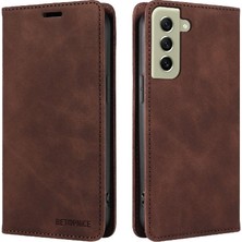 Gx Shop Samsung Galaxy S21 5g Koruyucu Manyetik Pu Deri Folio Cüzdan (Yurt Dışından)