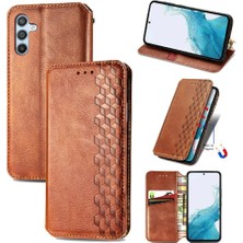 Gx Shop Samsung Galaxy A54 5g Için Kılıf Kapak Çevirin Moda Tasarımı Zarif Deri (Yurt Dışından)