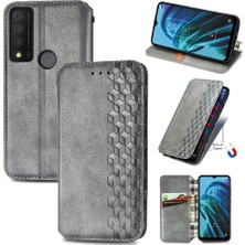 Gx Shop Tcl 30 Xe 5g Deri Kılıf Için Kılıf Moda Tasarım Cüzdan Fonksiyonu Flip (Yurt Dışından)