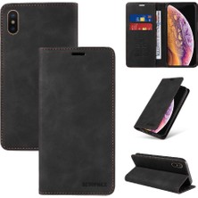 Gx Shop Iphone Xs Max Folio Cüzdan Manyetik Pu Deri Koruyucu Kılıf (Yurt Dışından)