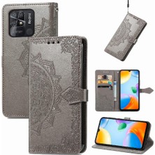 Gx Shop Redmi 10C Flip Kapak Kılıf Için Kılıf Darbeye Zarif Desen (Yurt Dışından)