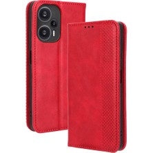 Gx Shop Xiaomi Poco F5 5g Cüzdan Manyetik Kapatma Pu Deri Kılıf (Yurt Dışından)