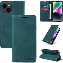 Gx Shop Iphone 14 Için Kılıf Pu Deri Manyetik Folio Cüzdan Koruyucu (Yurt Dışından)