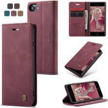 Gx Shop Iphone 7/8 Için Flip Case Manyetik Kapatma Darbeye Vintage Pu Deri (Yurt Dışından)