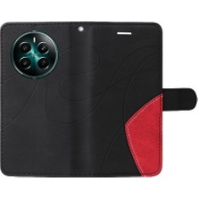 Gx Shop Kart Yuvası Standı ile Realme 12 Artı Için Flip Case Pu Deri Flip Folio (Yurt Dışından)