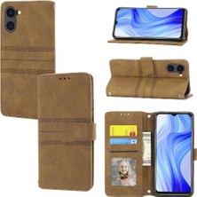 Gx Shop Realme 10T Manyetik Kapatma Darbeye Koruyucu Cüzdan Pu Için Flip Case (Yurt Dışından)