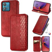 Gx Shop Motorola Moto G84 5g Deri Kılıf Kapak Çevirin Cüzdan Fonksiyonu (Yurt Dışından)