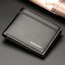 İyi Çanta Business Casual Kısa Deri Erkek Cüzdanı (Yurt Dışından)