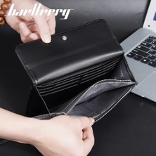 İyi Çanta Erkek Cüzdanı Büyük Kapasiteli Dokuma Desenli Çok Fonksiyonlu Uzun Kavrama (Yurt Dışından)