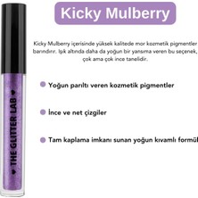 The Glitter Lab Simli Likit Eyeliner - Dazlling Liner - Kicky Mulberry