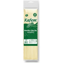 Kafem Bambu Çöp Şiş 30 cm 3 mm 100 Lü x 50 Paket