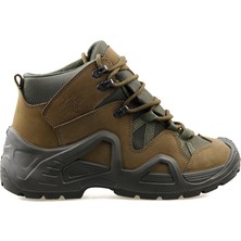 Scooter Nubuk Deri Haki Erkek Outdoor Botu P1492NH-1 Haki