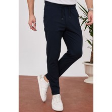 Bay Aygün 4014 Duble Paça Joger Düz Pantolon_lacivert