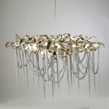 Vitale Knot Silver Avize 100X65 cm AY.VTPL-0139