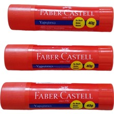 Faber-Castell Glue Stick Su Bazlı Yapıştırıcı 40 gr (3 Adet)