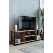 Jest Dekor Konsept Mila Tv Sehpası Raflı Tv Ünitesi Televizyon Sehpası 120X30 cm Çam