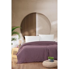 Mulberry Macar Tek Kişilik Pike Pamuklu Yatak Örtüsü 170X230