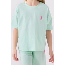 U.S. Polo Assn. Kız Çocuk Nil Bermuda Takım