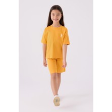 U.S. Polo Assn. U.S. Polo Assn Kız Çocuk Sarı Bermuda Takım