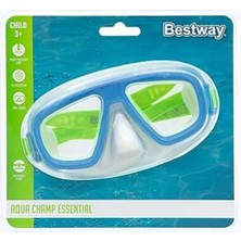 Efna Store Bestway Aqua Champ Çocuk Dalış Maskesi Mavi 3-7  Yaş Arası Için Uygundur