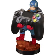 Cable Guys Marvel Captain America Telefon ve Joystick Tutma Standı 21 cm