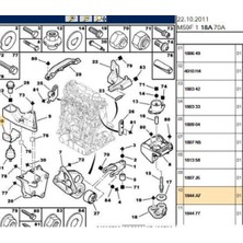 Meha Titreşim Takozu Partner Berlingo (MH13100-Y5443-1844.A7)