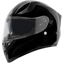 Torc T-15 Kapalı Motosiklet Kaskı Siyah