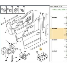 Bitapart Sol Ön Çıta 307  (BPE309187-8545W4)