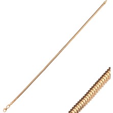 Güler Kuyumculuk Altın Italyan Balık Sırtı Bileklik-Künye