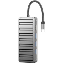 Sunix Pd 100W 7in1 Usb-C To Tf/sd-Hdmı Hub Adaptör Hb-13