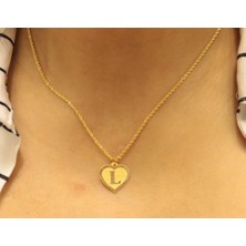 Güler Kuyumculuk Altın L Harfli Halat Zincir