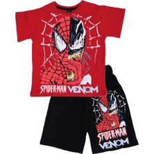 Bebelop Spider-Man Baskılı T-Shirt Şort Takım