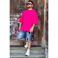 To Do Specıal Desıgn Oversize Likralı Sürem Kumaş T-Shırt