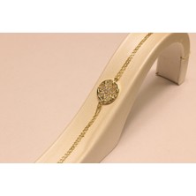 Güler Kuyumculuk Altın Kar Tanesi Model Bileklik