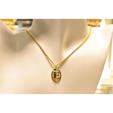 Güler Kuyumculuk Altın Nostaljik E Harfli Halat Zincir