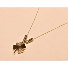 Güler Kuyumculuk Altın Yonca Uçlu Zincir