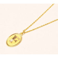 Güler Kuyumculuk  Altın Halat Zincirli Nostaljik F Harfi