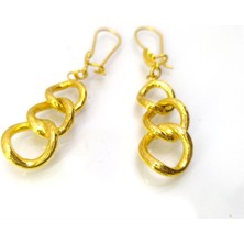 Güler Kuyumculuk  22  Ayar Samanyolu Sallantılı Küpe