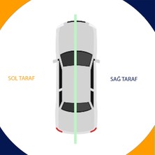 Yigopar Passat cc Dış Ayna Camı Sol 2009-2012 Model Arası Araçlar Için Uyumludur