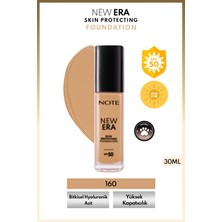 Note New Era Skin Protecting 160 Warm Almond Nemlendirici Etkili Spf 50 Hyaluronik Asitli Fondöten