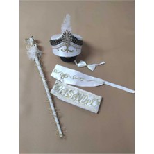 Denbu Tekstil Sünnet Kıyafeti Aksesuar Seti 5 Parça